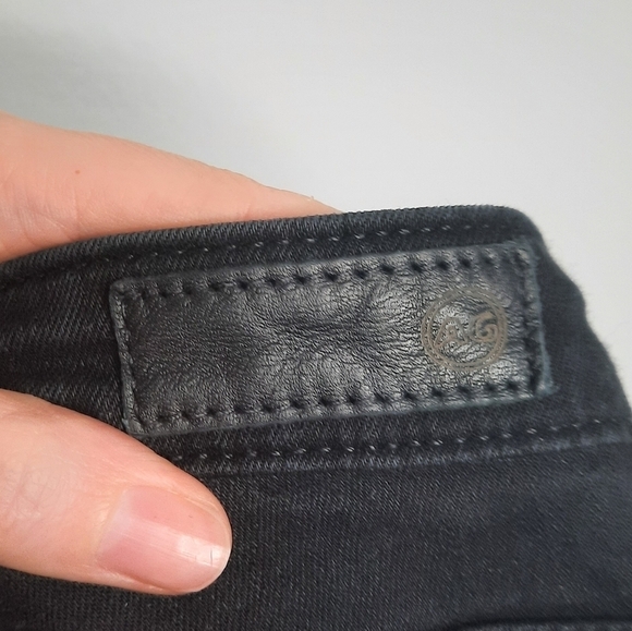 AG Black The Stevie Slim Straight Step Hem Ankle Jeans 25 - Picture 5 of 8